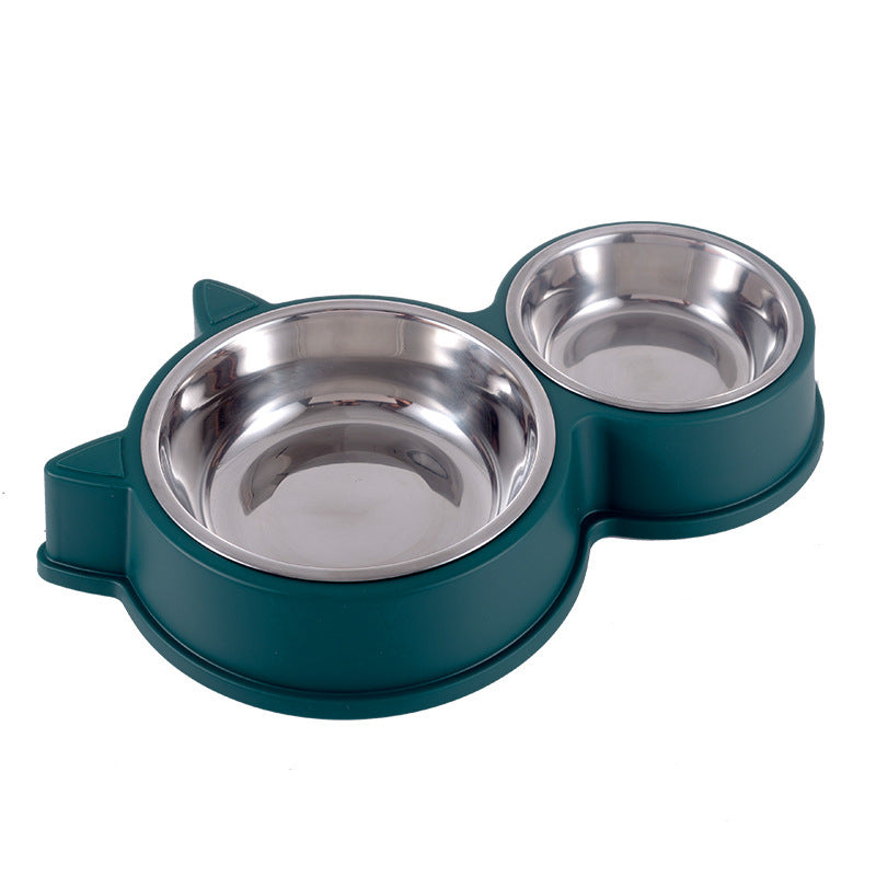 Dogs And Cats Anti-tumble Double Bowl Automatic Drinking Pet Supplies