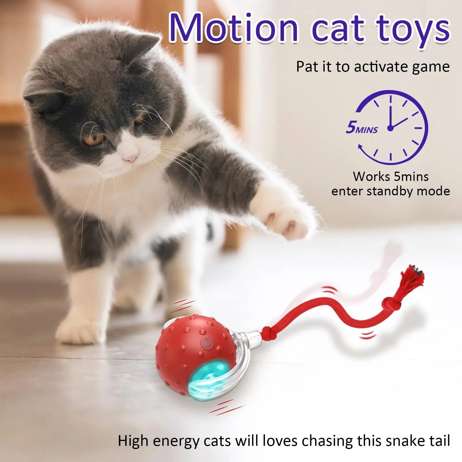 New Cat Rolling Ball Bird Chirping Interactive Cats Pets Toys Mot Pet Products